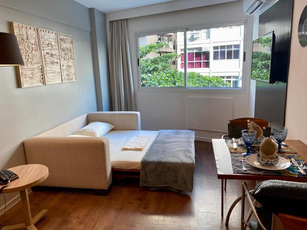 Flat Ipanema Com Garagem Apartment ริโอเดจาเนโร ภายนอก รูปภาพ